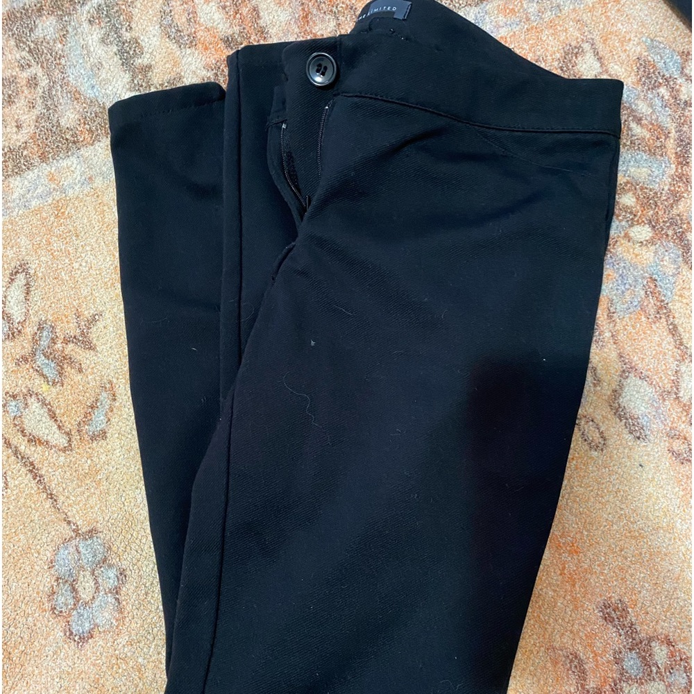 The Limited black skinny slacks